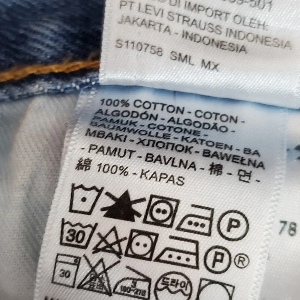 Levi's 505 Men Jeans 31X30 Blue Denim Regular Fit Straight Leg 30